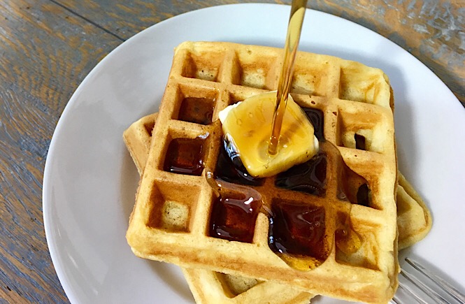 Easy Buttermilk Waffles