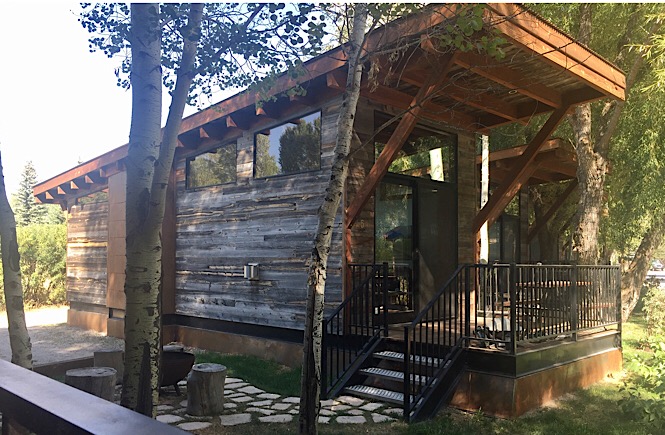 The Ultimate Road Trip to Yellowstone & Jackson Hole WY featured by top US family travel blog, More Than Main Street: Fireside Cabins in Jackson Wyoming on our Yellowstone trip