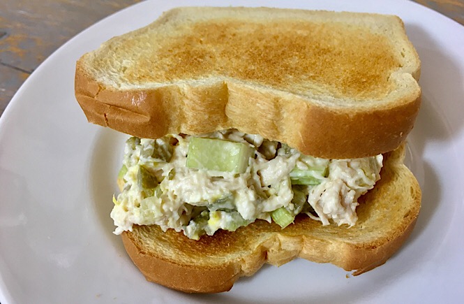 Easy Chicken Salad Recipe featured by top US lifestyle blog, More Than Main Street