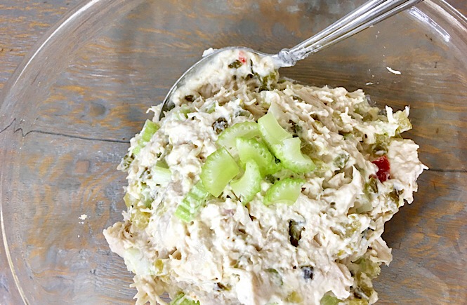 Easy Chicken Salad Recipe featured by top US lifestyle blog, More Than Main Street