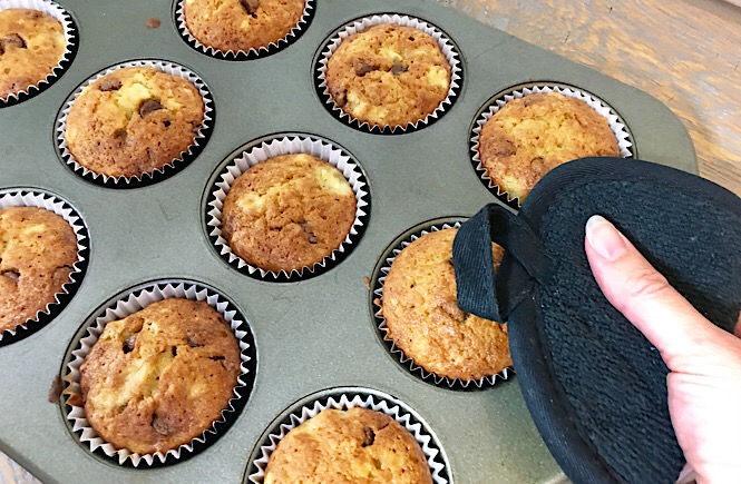 Banana Chocolate Chip Muffin Recipe featured by top US lifestyle blog, More Than Main Street.