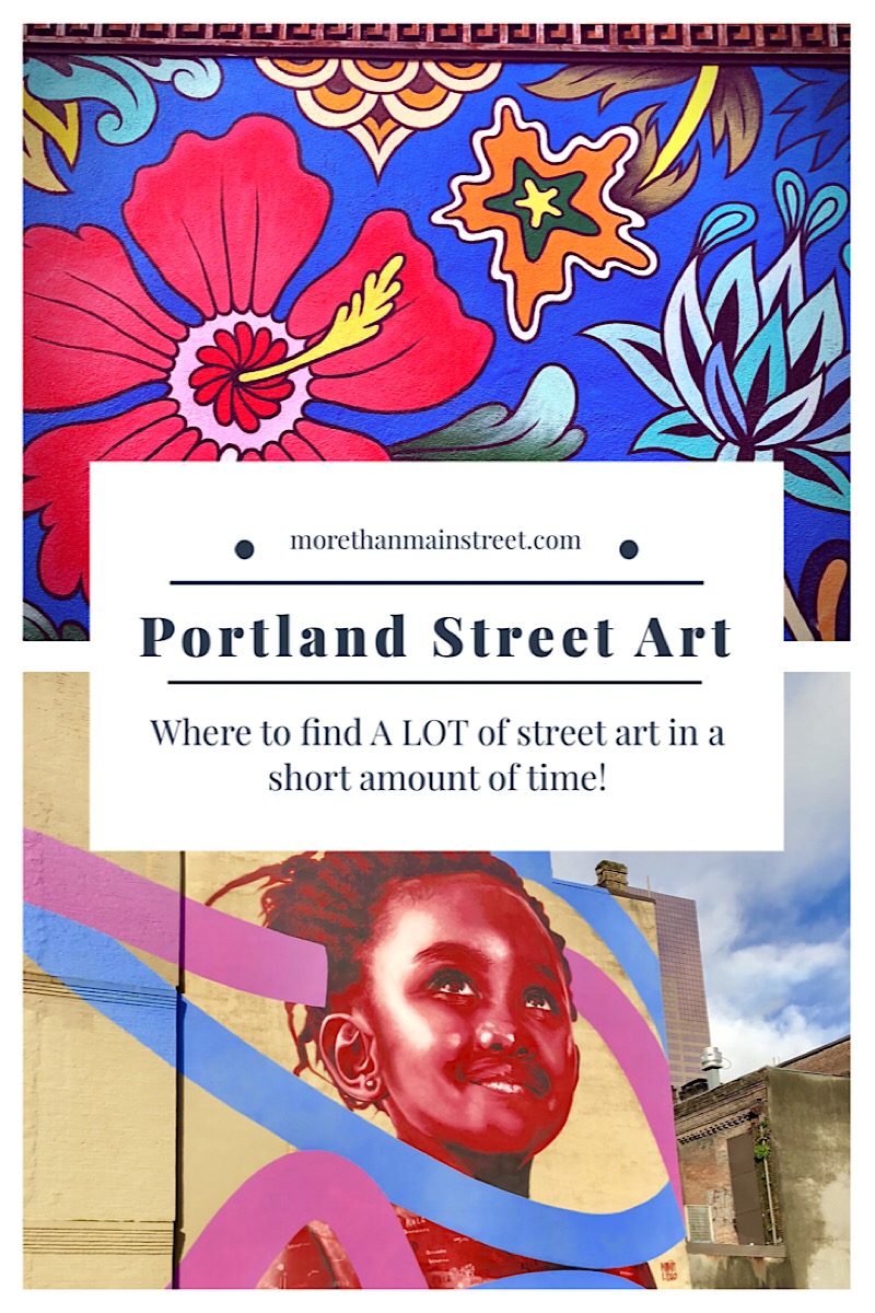 The Best Portland Wall Murals & Street Art featured by top US family travel blog, More Than Main Street.