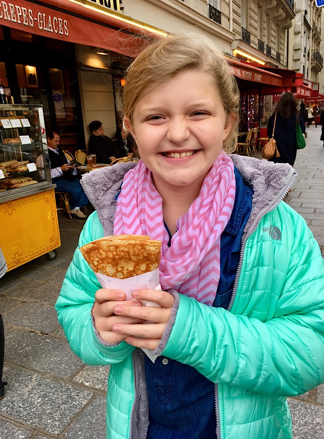 Crepes in Paris France