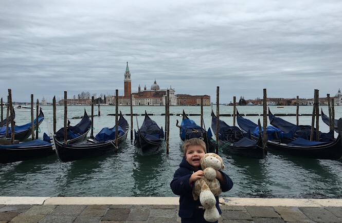 gondolas in venice italy