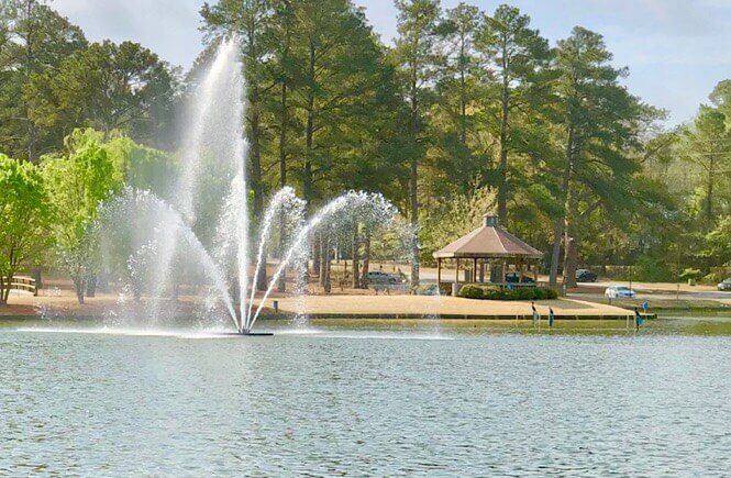 Discover the 10+ Best Things to Do in Rocky Mount NC as featured by top NC family travel blog, More than Main Street; City Lake in Rocky Mount NC 