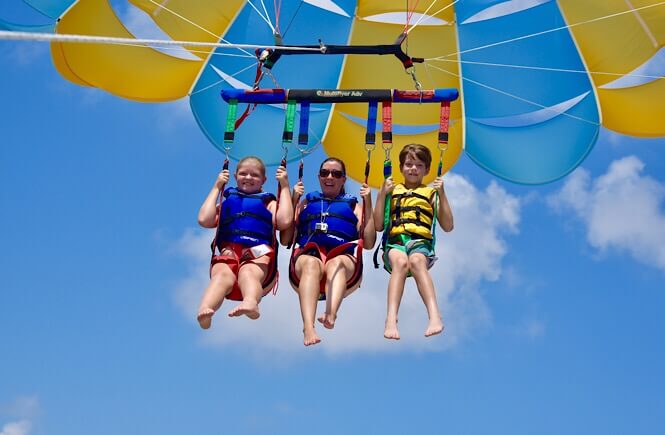 Parasailing in the Outer Banks NC