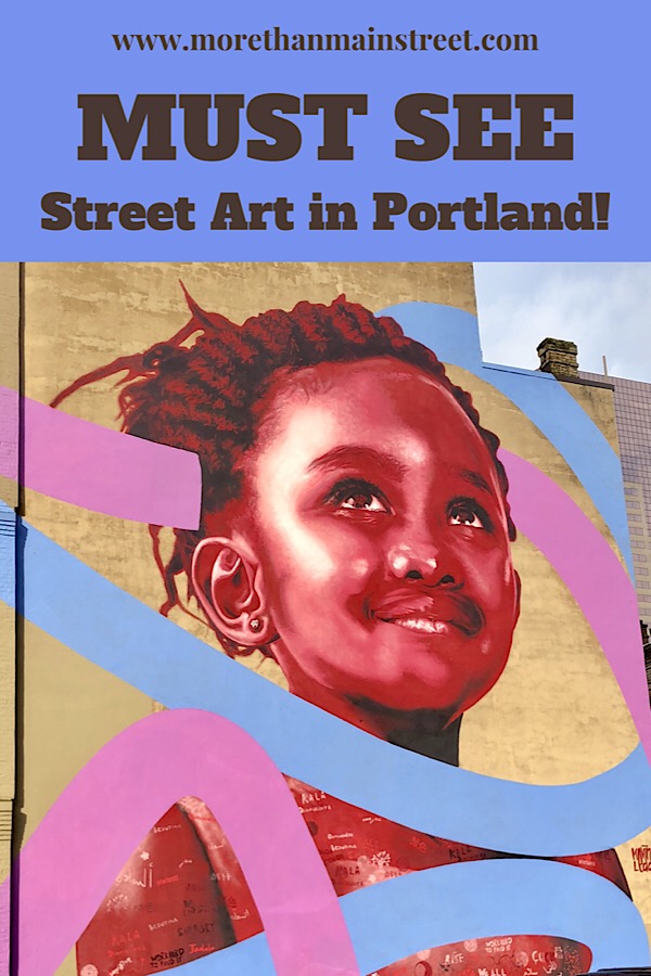 The Best Portland Wall Murals & Street Art featured by top US family travel blog, More Than Main Street.