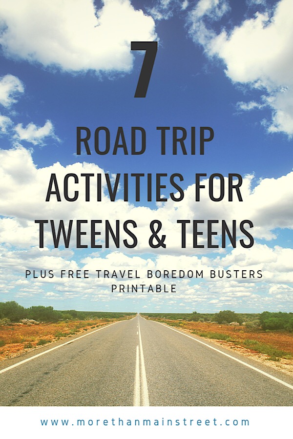 The Best Things to Do on a Road Trip for Tweens & Teens featured by top US family blog, More Than Main Street