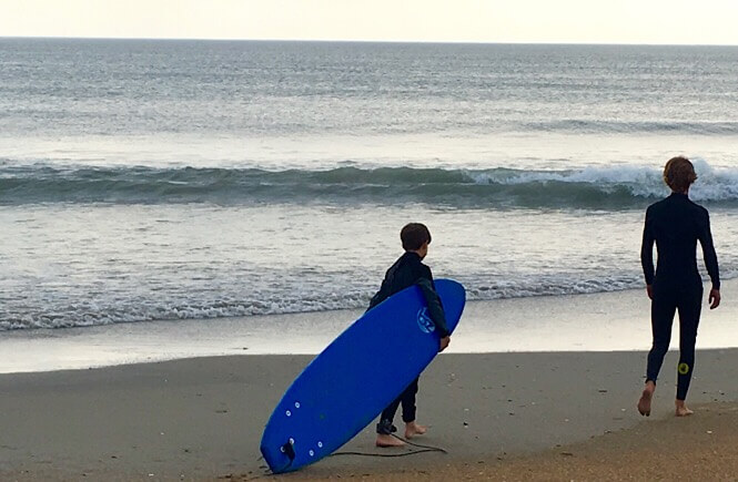 Surfing in Corolla NC