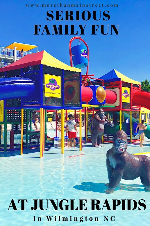 Jungle Rapids Family Fun Park review featured by top NC family travel blog, More Than Main Street.