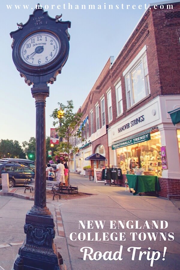 The best New England Road Trip Itinerary- College Towns tour featured by top US travel blog, More than Main Street.