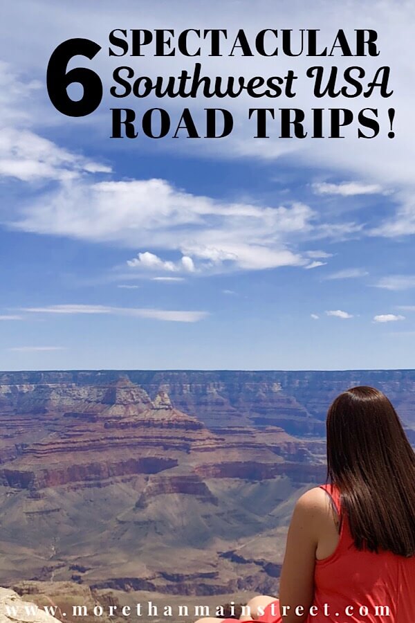 Girl looking out to the Grand Canyon.