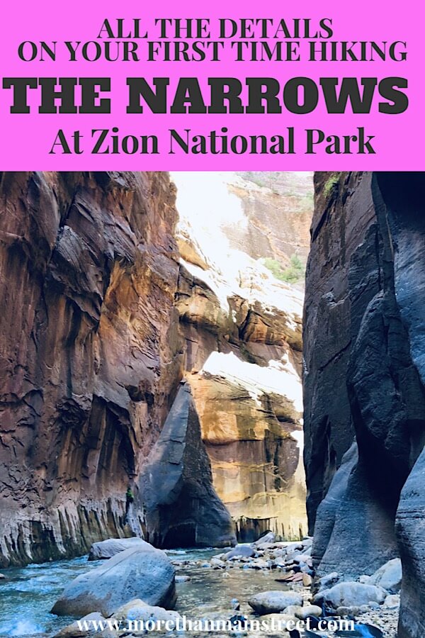 Zion Narrows Day Hike: Top tips you Need to Know Before You Go as featured by top US travel blog, More than Main Street.