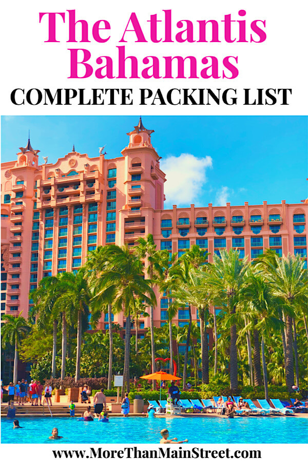 What to Bring to Atlantis for your Family Vacation, packing essentials featured by top US travel blog, More Than Main Street.