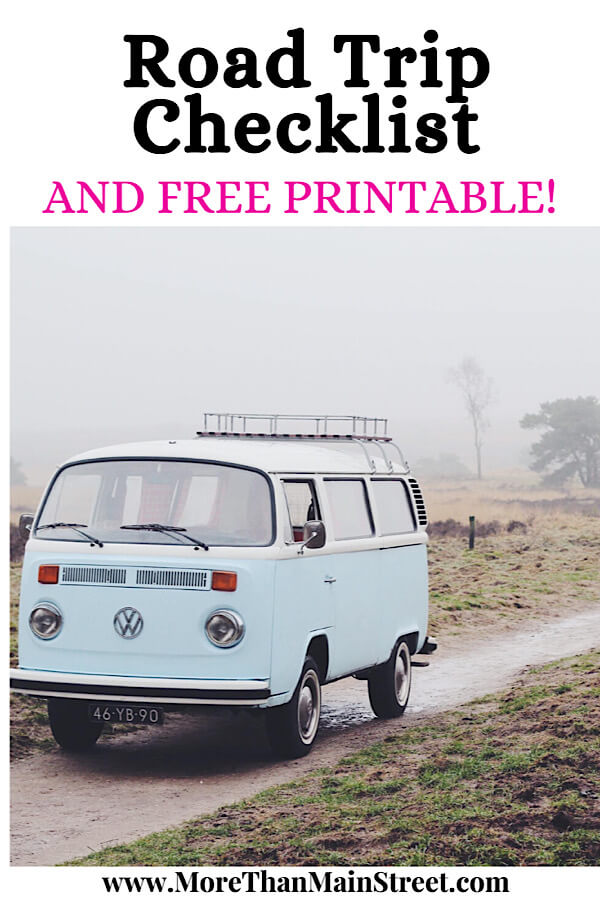 20 Road Trips Essentials + Free Road Trip Essentials Printable