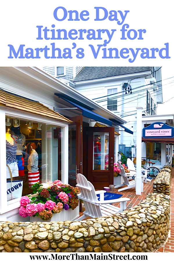 Top ten things to do on a day trip to Martha's Vineyard from Falmouth as featured by US family travel blog, More than Main Street.