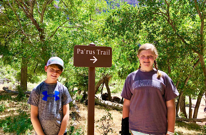 How to spend one day in Zion National Park: a travel guide featuring the top things to do by top US travel blog, More than Main Street: Pa'rus Trail at Zion National Park.