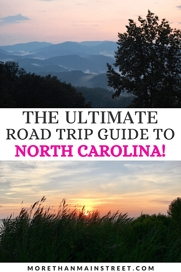 north carolina road trip itinerary