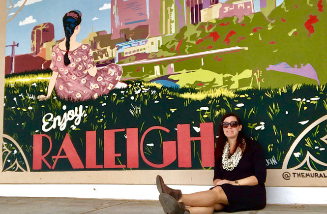 Enjoy Raleigh mural in North HIlls- The top 10 best Raleigh NC street art featured by top NC travel blog More than Main Street.