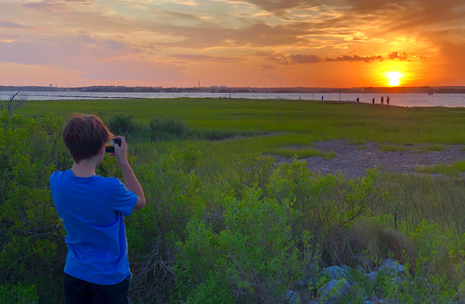 Fort Fisher is one of the Top 5 Best Places to Watch the Sunset in Wilmington NC featured by top US travel blog, More than Main Street.