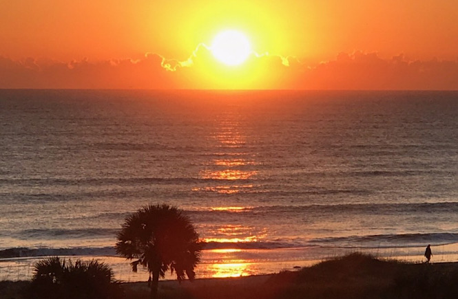 sunset in Amelia Island Florida