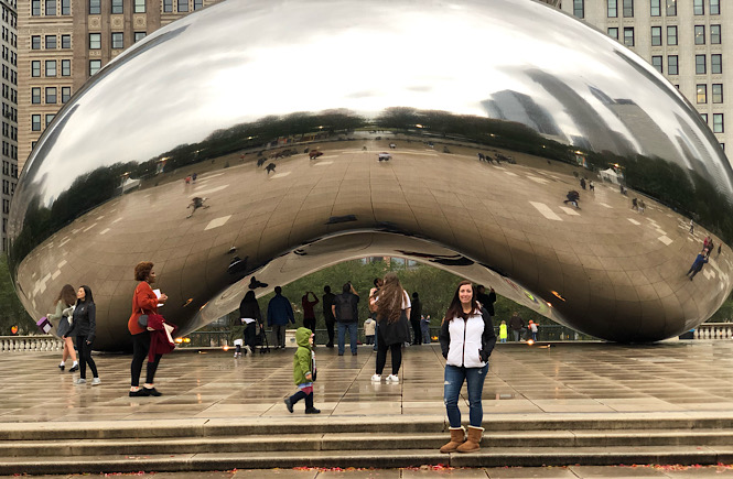 The Bean (AKA Cloudgate) at Millenium Park is a must see Chicago attraction.