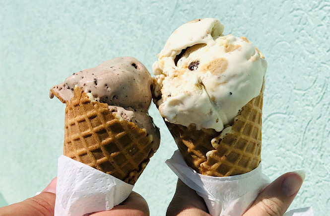 The BEST Ice Cream from the Celtic Creamery in Carolina Beach NC