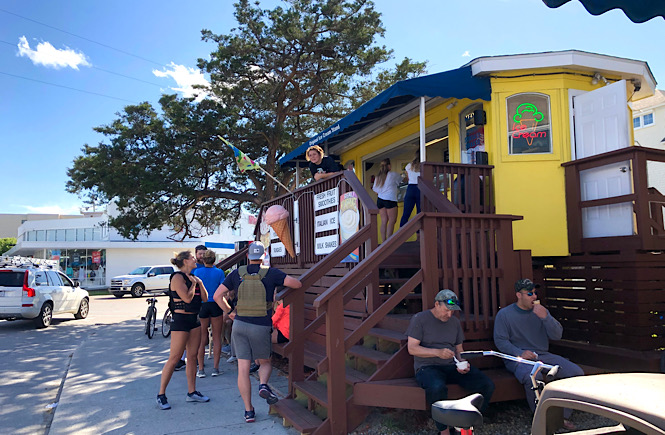 The Original Ice Cream Stand in Wrightsville Beach is the best place to grab an ice cream cone in the summer!