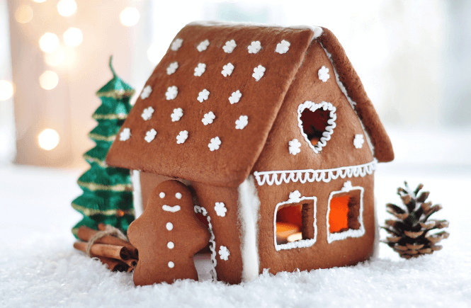 Making a gingerbread house should absolutely be on your winter bucket list!