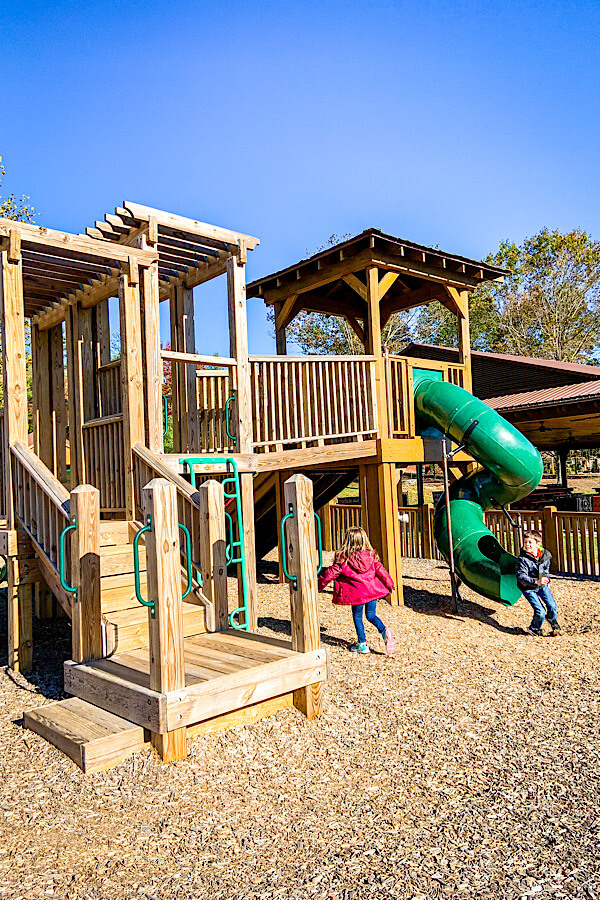 The playground at the Biltmore Estate in Asheville NC.