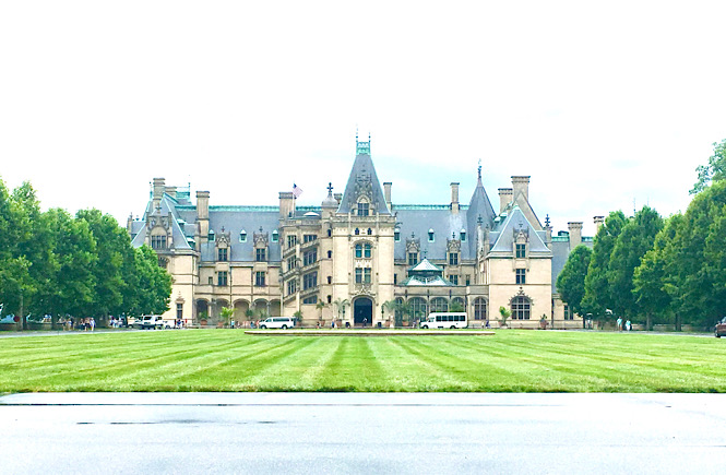 Top 5 best tips for visiting the Biltmore with kids featured by top US family travel blog, More than Main Street. Image of The Biltmore Estate.