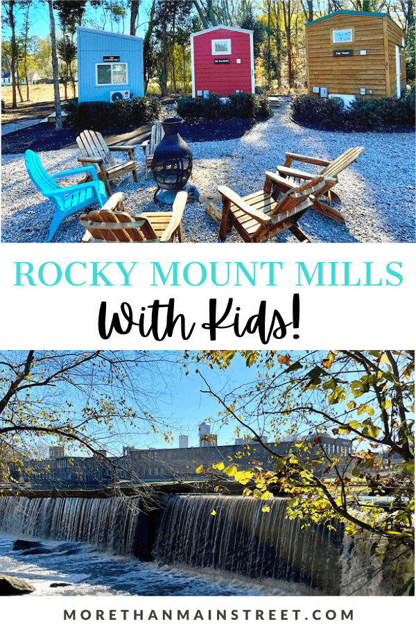 A Locals Guide to Rocky Mount Mills featured by top US family travel blog, More than Main Street.