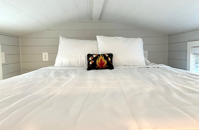Queen size bed at River and Twine