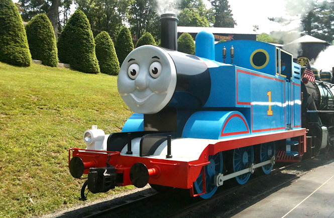 Thomas the Train comes to Tweetsie Railroad in Blowing Rock NC- a perfect day trip from Asheville.