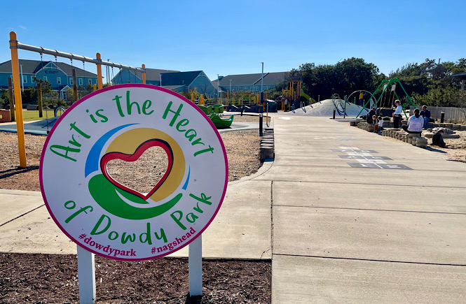 Dowdy park in Nags Head on the Outer Banks of NC.