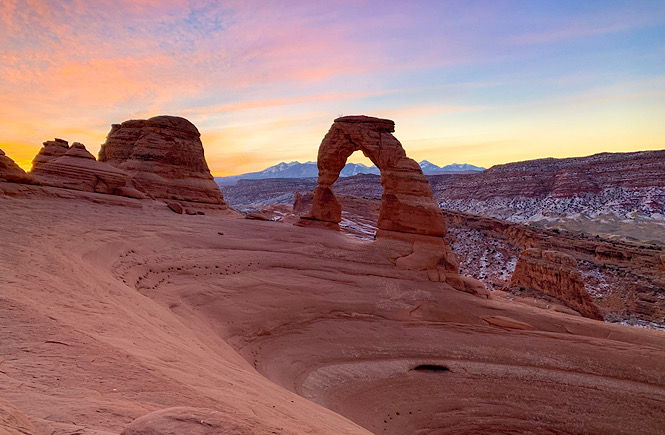 Arches National Park at Sunset is a bucket list item for adventure seekers.