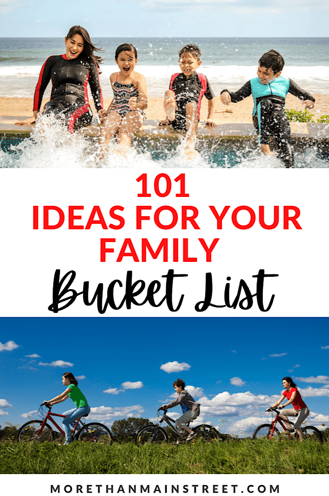 bucket list trips for families