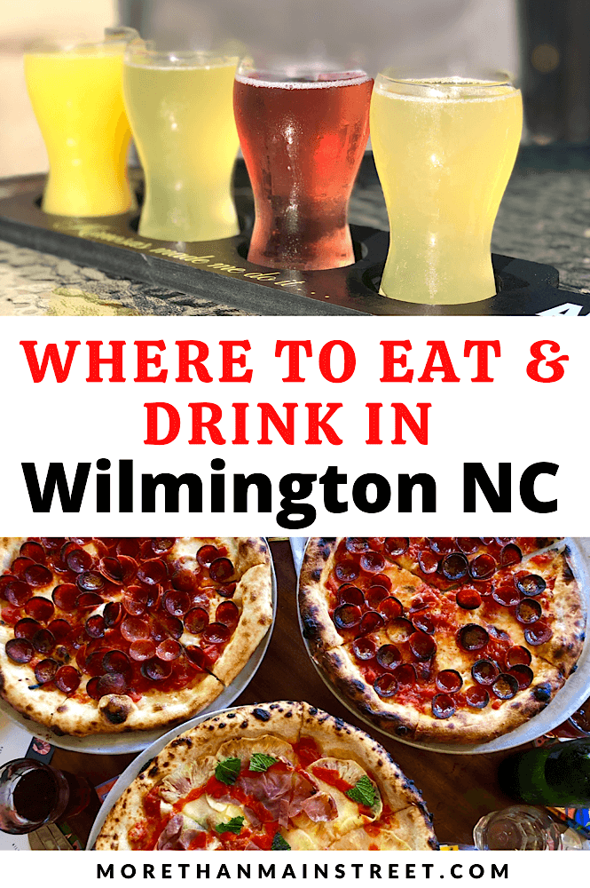 The best restaurants in Wilmington NC featured by top US family travel blog, More than Main Street.