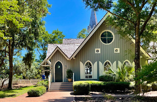 The Village Chapel of Bald Head Island is one of the prettiest spots on the island.