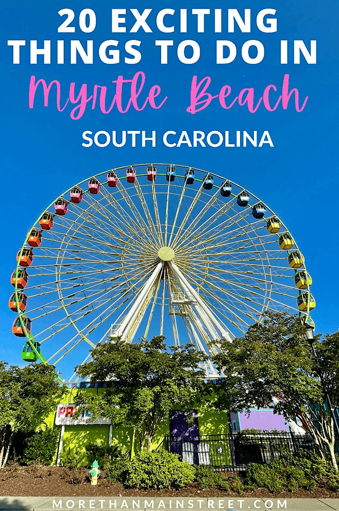 Broadway at the Beach is a fun winter activity in Myrtle Beach South Carolina