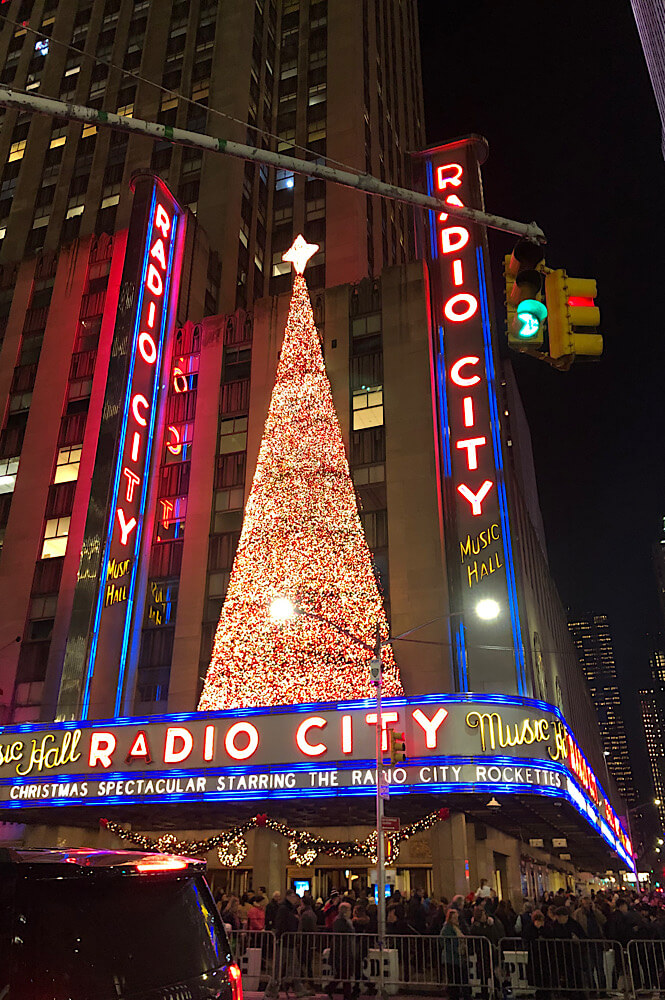 Radio City Music Hall in New York City at Christmas is a unique USA bucket list experience!!