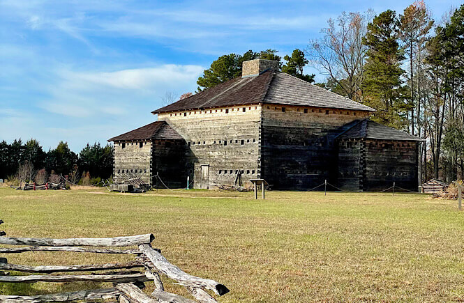 Fort Dobbs Historic Site - one of the best things to do in Statesville NC.