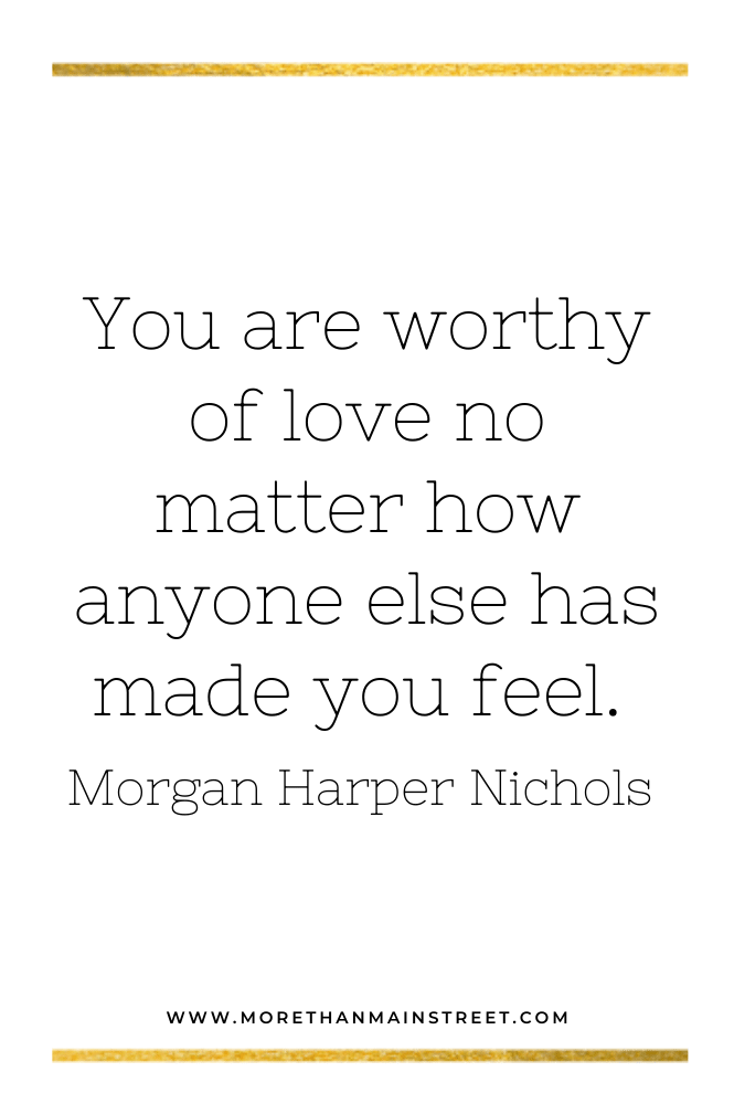Morgan Harper Nichols self love quote.