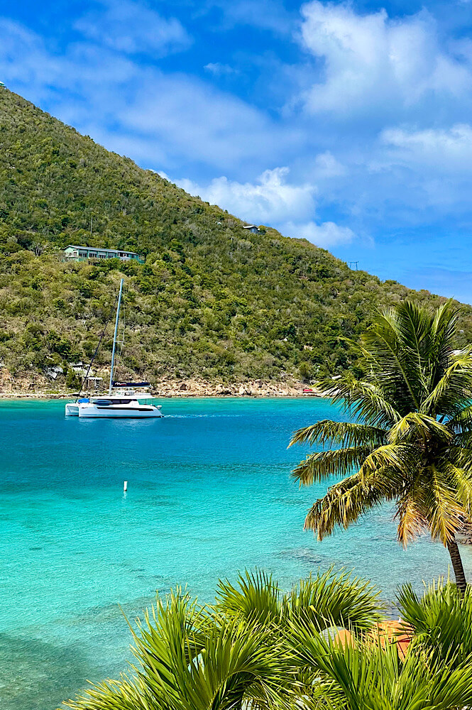 The amazing clear water off of Scrub Island BVIS.