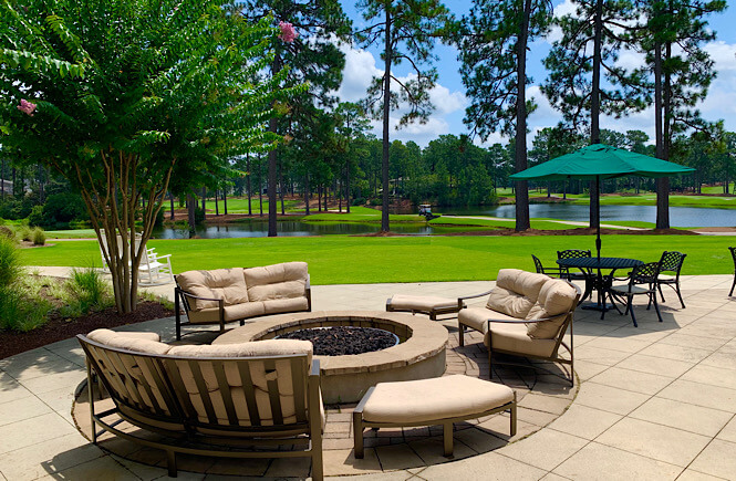 patio area at Pinehurst Golf Course and Resort