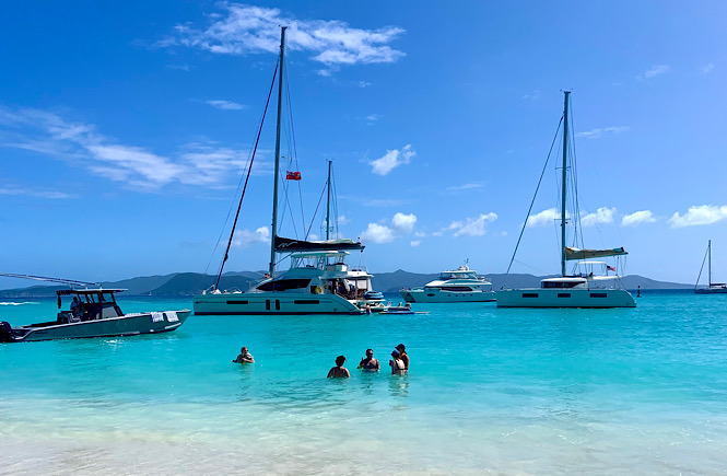 BVI beaches and boats
