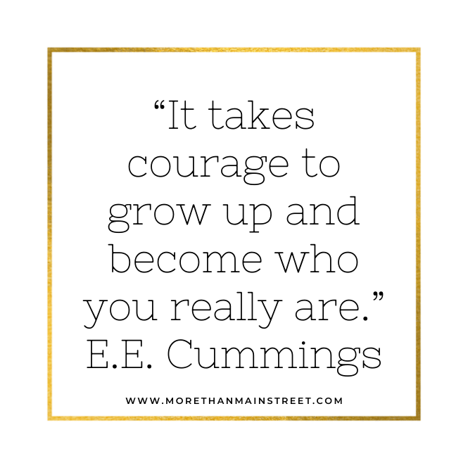 EE Cummings quote on courage