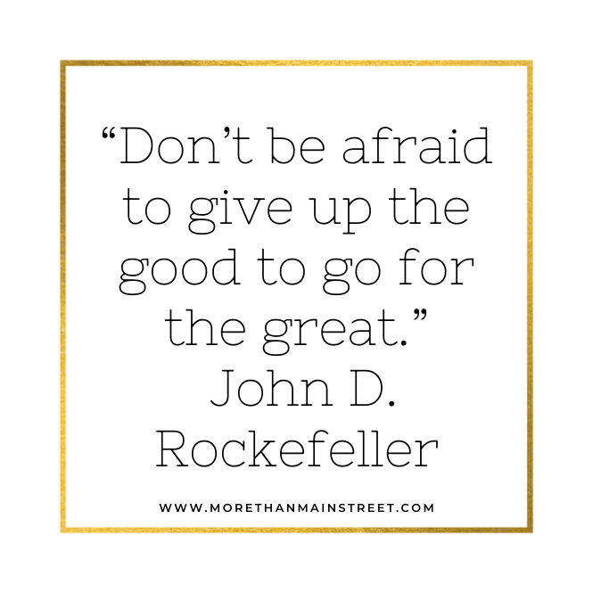 John D Rockefeller quote on greatness