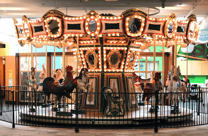 The carousel at the Children's Museum in Richmond Virginia