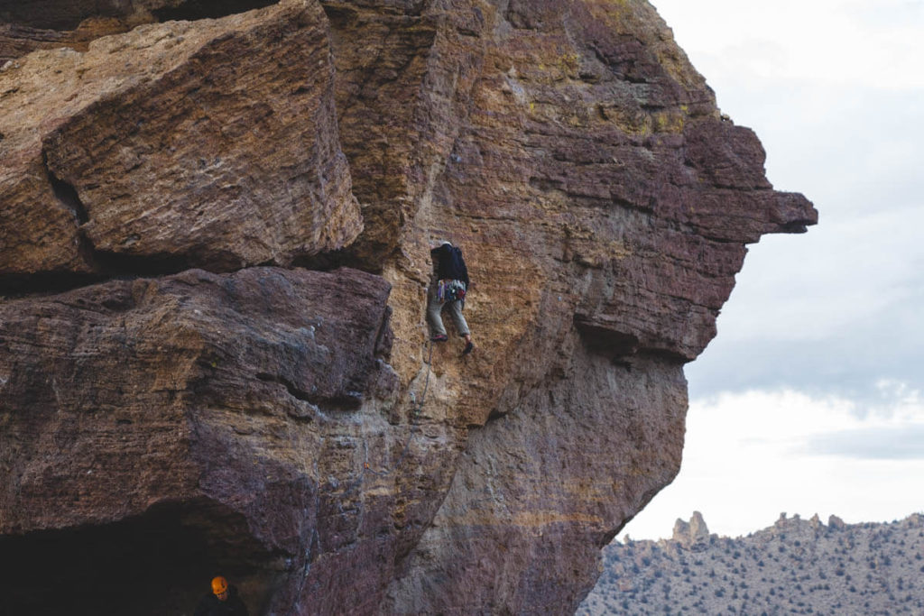 Rock Climbing at Smith Rock in PNW